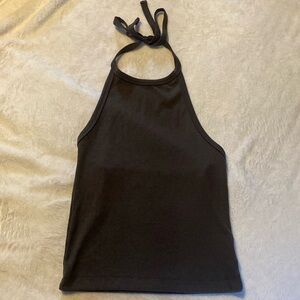 American Eagle halter top and charcoal gray size small